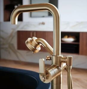 Best Pirce 😍 Brizo Litze® Single Handle Floor Mount Filler in Luxe Gold ❤️ 7 Best Pirce 😍 Brizo Litze® Single Handle Floor Mount Filler in Luxe Gold ❤️ - Image 5