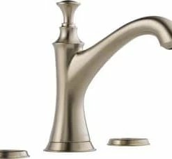 Coupon 🧨 Brizo Baliza® Two Handle Widespread Bathroom Sink Faucet with Pop-Up Drain Assembly in Brushed Nickel (Handles Sold Separately) 😍