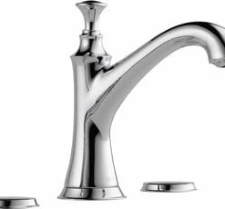 Budget 🤩 Brizo Baliza® Two Handle Widespread Bathroom Sink Faucet with Pop-Up Drain Assembly in Polished Chrome Handles Sold Separately 💯