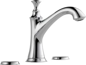 Budget 🤩 Brizo Baliza® Two Handle Widespread Bathroom Sink Faucet with Pop-Up Drain Assembly in Polished Chrome Handles Sold Separately 💯 3 Budget 🤩 Brizo Baliza® Two Handle Widespread Bathroom Sink Faucet with Pop-Up Drain Assembly in Polished Chrome Handles Sold Separately 💯