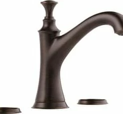 Cheap 🔔 Brizo Baliza® Two Handle Widespread Bathroom Sink Faucet with Pop-Up Drain Assembly in Venetian Bronze (Handles Sold Separately) 🔥