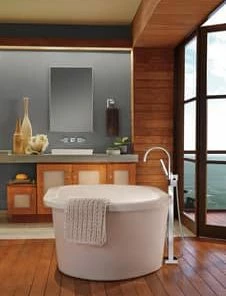 Promo 💯 Brizo Siderna® Two Handle Vessel Filler Bathroom Sink Faucet in Polished Chrome Handles Sold Separately ✨ -Outlet Brizo Store Query 857