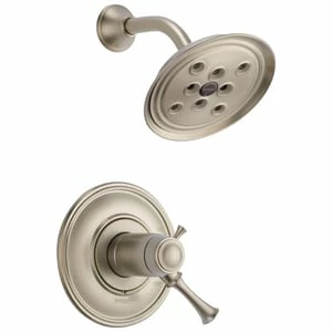 New 😍 Brizo Baliza® Shower Faucet with Double Lever Handle in Brilliance Brushed Nickel (Trim Only) 🎁 3 New 😍 Brizo Baliza® Shower Faucet with Double Lever Handle in Brilliance Brushed Nickel (Trim Only) 🎁
