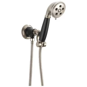Hot Sale 👍 Brizo Rook® Multi Function Hand Shower in Luxe Nickel/Matte Black 🤩 3 Hot Sale 👍 Brizo Rook® Multi Function Hand Shower in Luxe Nickel/Matte Black 🤩