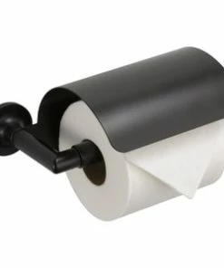 Best Sale 🧨 Brizo Odin Wall Mount Toilet Tissue Holder in Matte Black 🥰