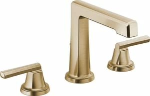 Best Pirce 🥰 Brizo Levoir® Two Handle Widespread Bathroom Sink Faucet in Brilliance Luxe Gold (Handles Sold Separately) 🎁 3 Best Pirce 🥰 Brizo Levoir® Two Handle Widespread Bathroom Sink Faucet in Brilliance Luxe Gold (Handles Sold Separately) 🎁
