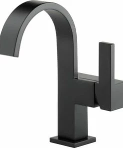 Promo 🔥 Brizo Siderna® Single Handle Bathroom Sink Faucet in Matte Black ✨