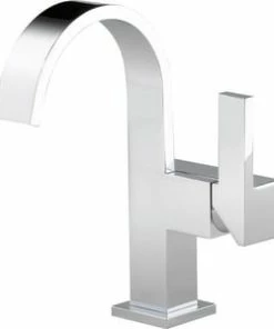 Deals ✨ Brizo Siderna® Single Handle Monoblock Bathroom Sink Faucet in Polished Chrome 🛒