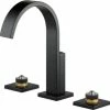Brand new 🧨 Brizo Siderna® Two Handle Widespread Bathroom Sink Faucet in Matte Black 🎉