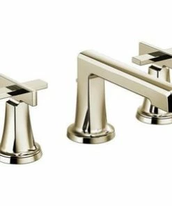 Best deal ❤️ Brizo Levoir® Widespread Bathroom Sink Faucet in Polished Nickel (Handles Sold Separately) ✨